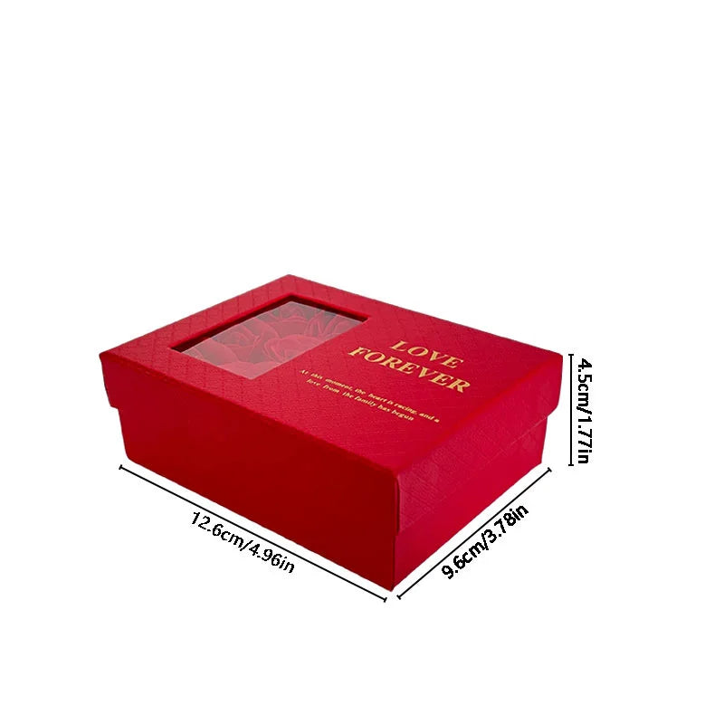 Romantic Jewelry Box with Flowers – Elegant Gift Packaging